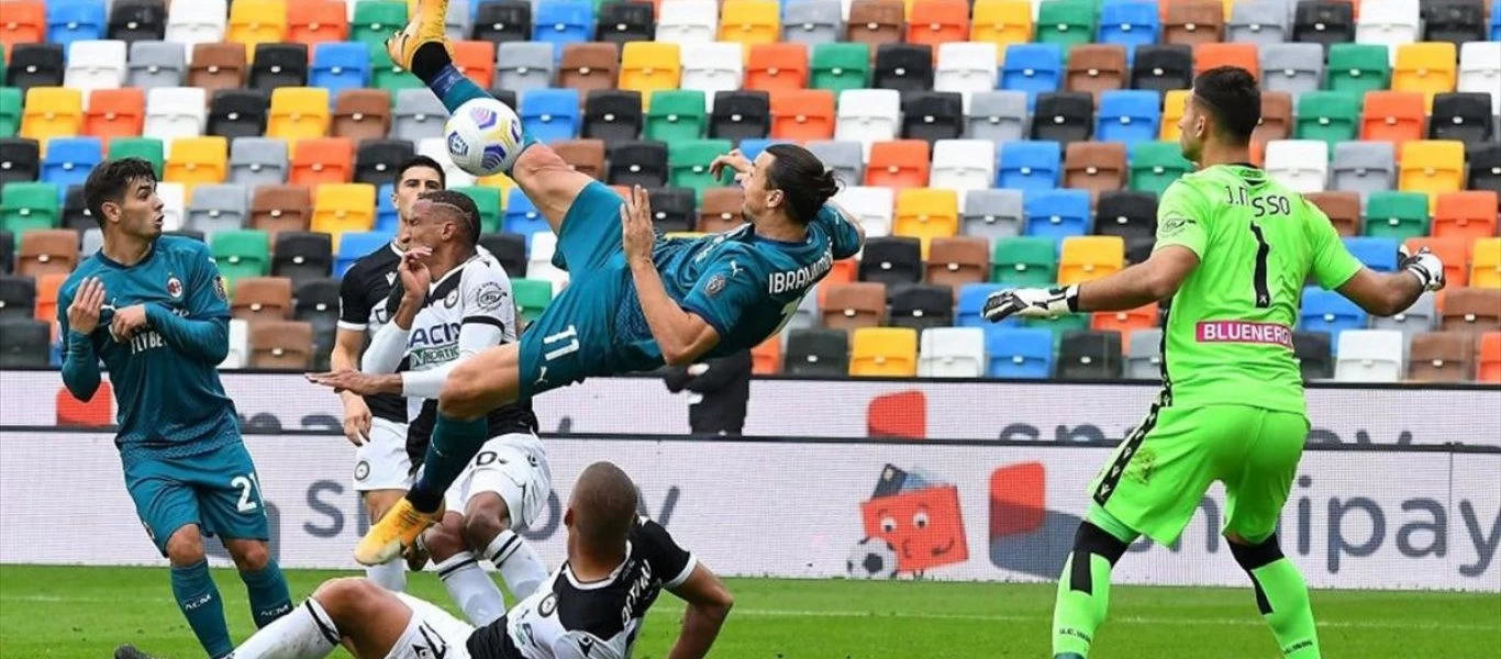 Ζ.Ιμπραΐμοβιτς: Έστειλε την Μίλαν στην κορυφή της βαθμολογίας με μαγικό γκολ (βίντεο)